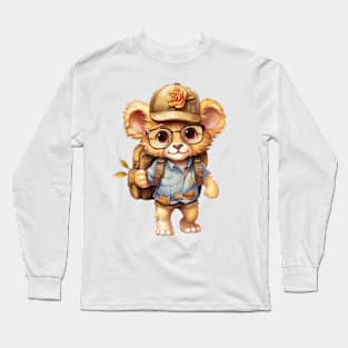 Back To School Lion Long Sleeve T-Shirt